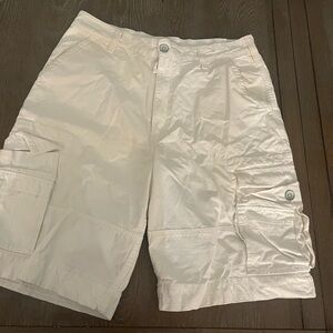 Levi's Light Beige Cargo Shorts for Men